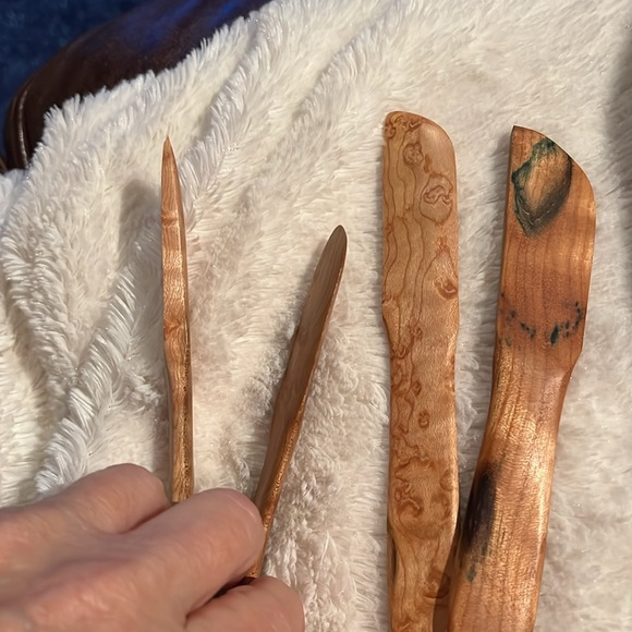 Handcrafted Wooden Butter Knives - Picture 6 of 6